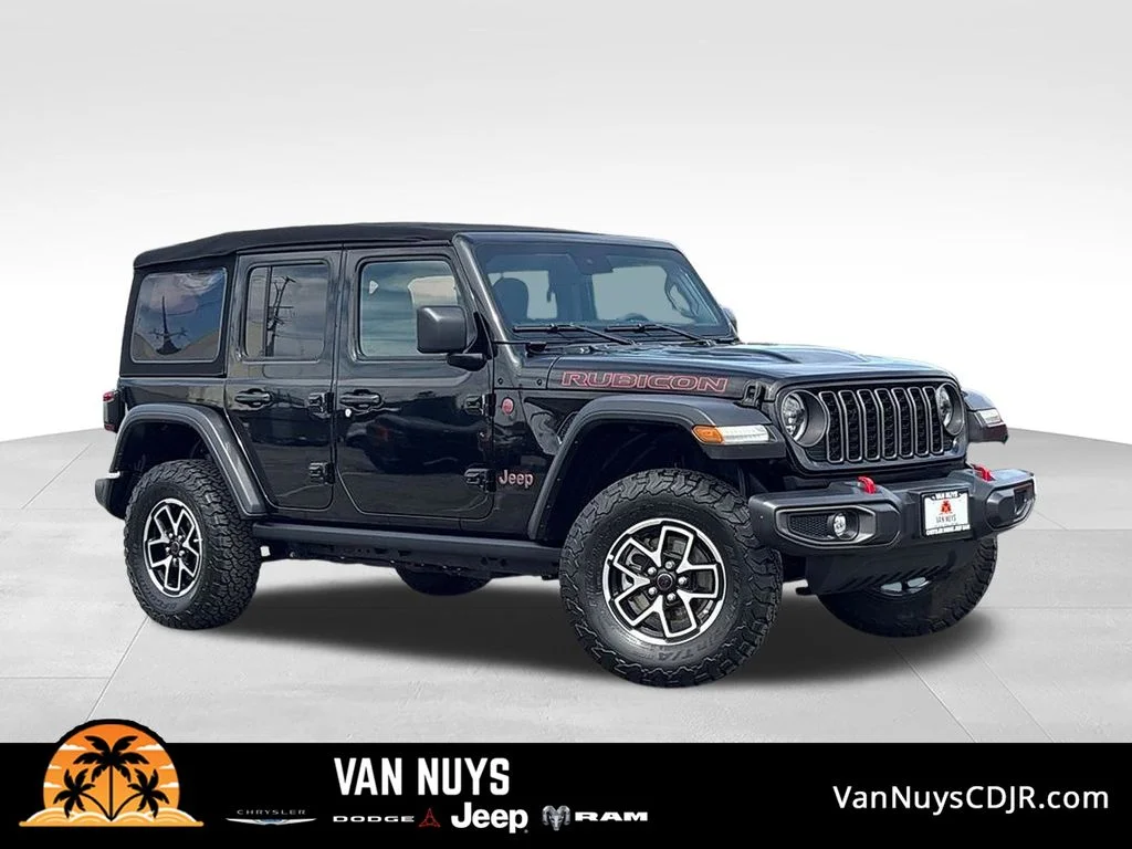 Used 2024 Black Jeep Rubicon image 1