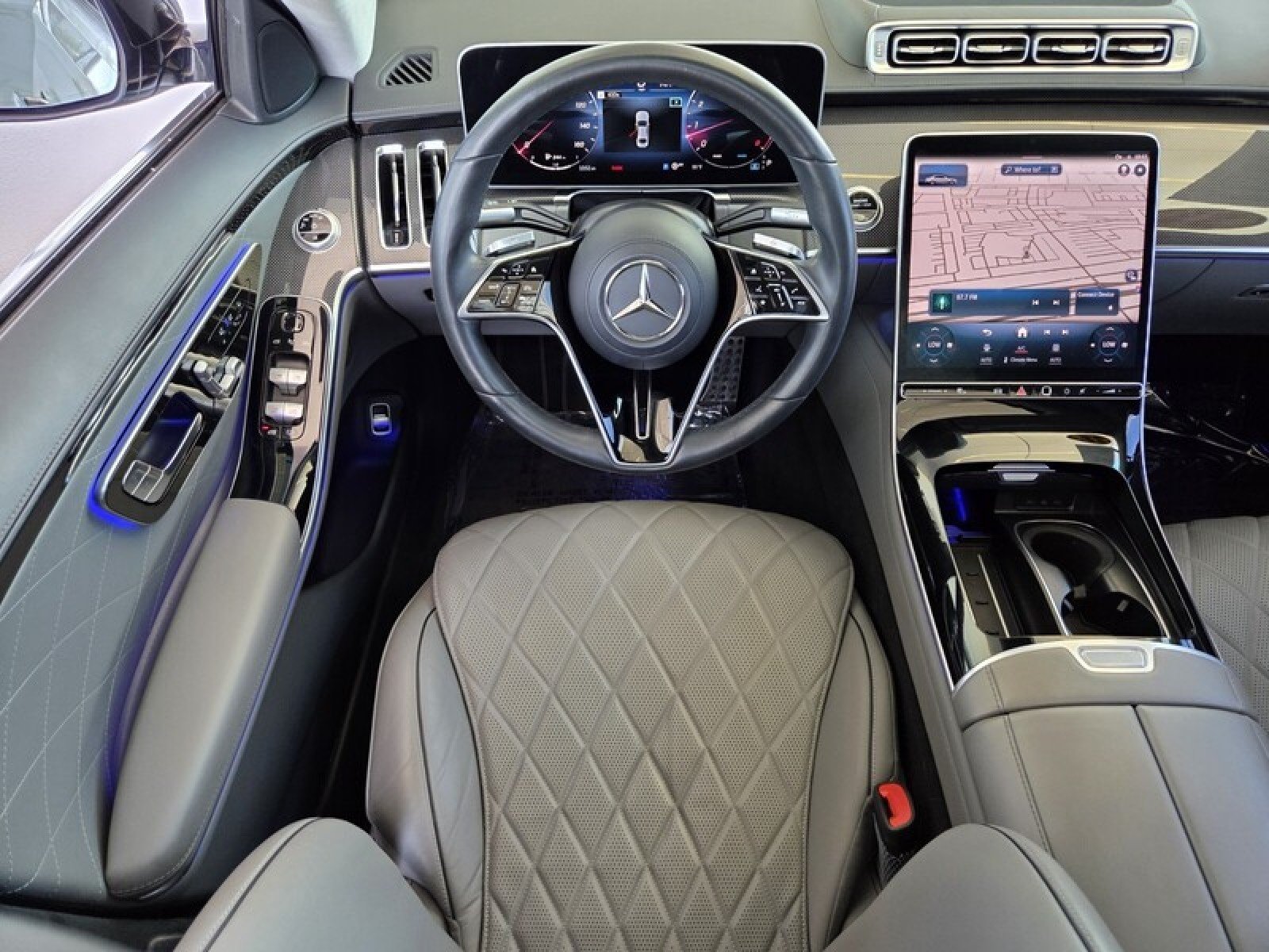 Certified Used 2021 Cirrus Silver Mercedes-Benz S 580 image 16