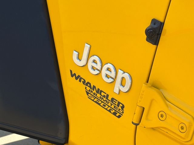 Used 2018 Yellow Jeep Unlimited Sport image 5
