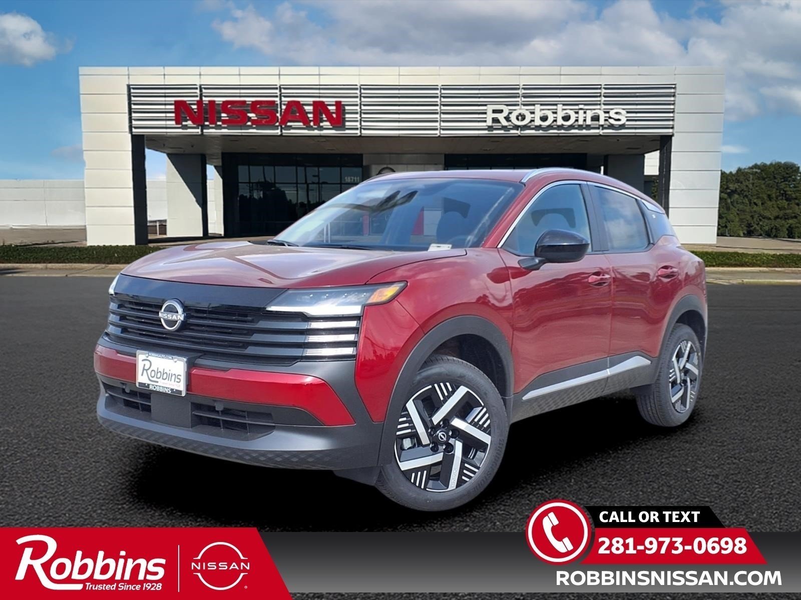 2026 Nissan Kicks SV Red at Robbins Nissan