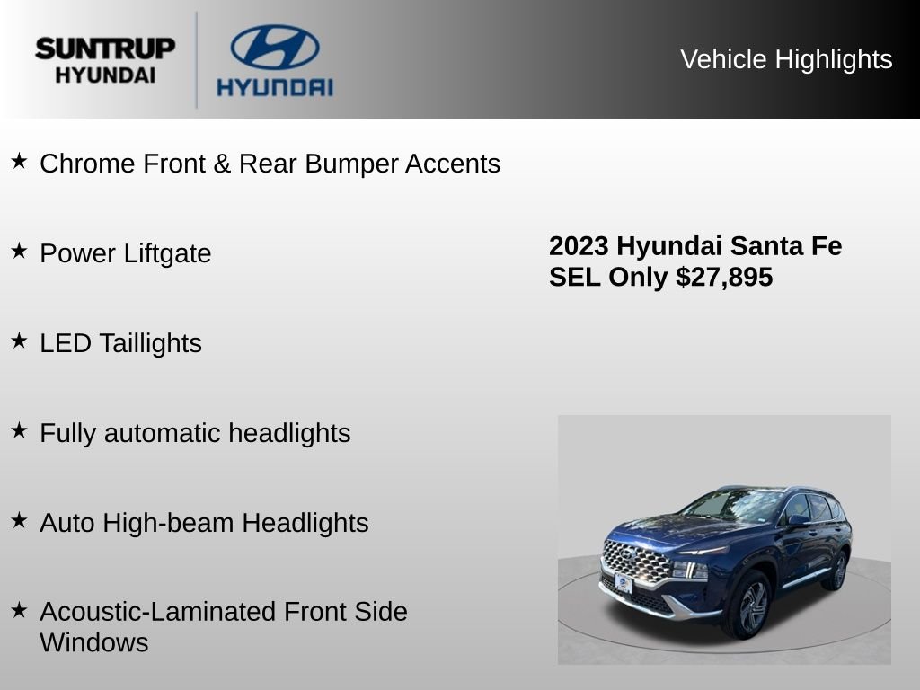 Used 2023 Stormy Sea Hyundai SEL image 23