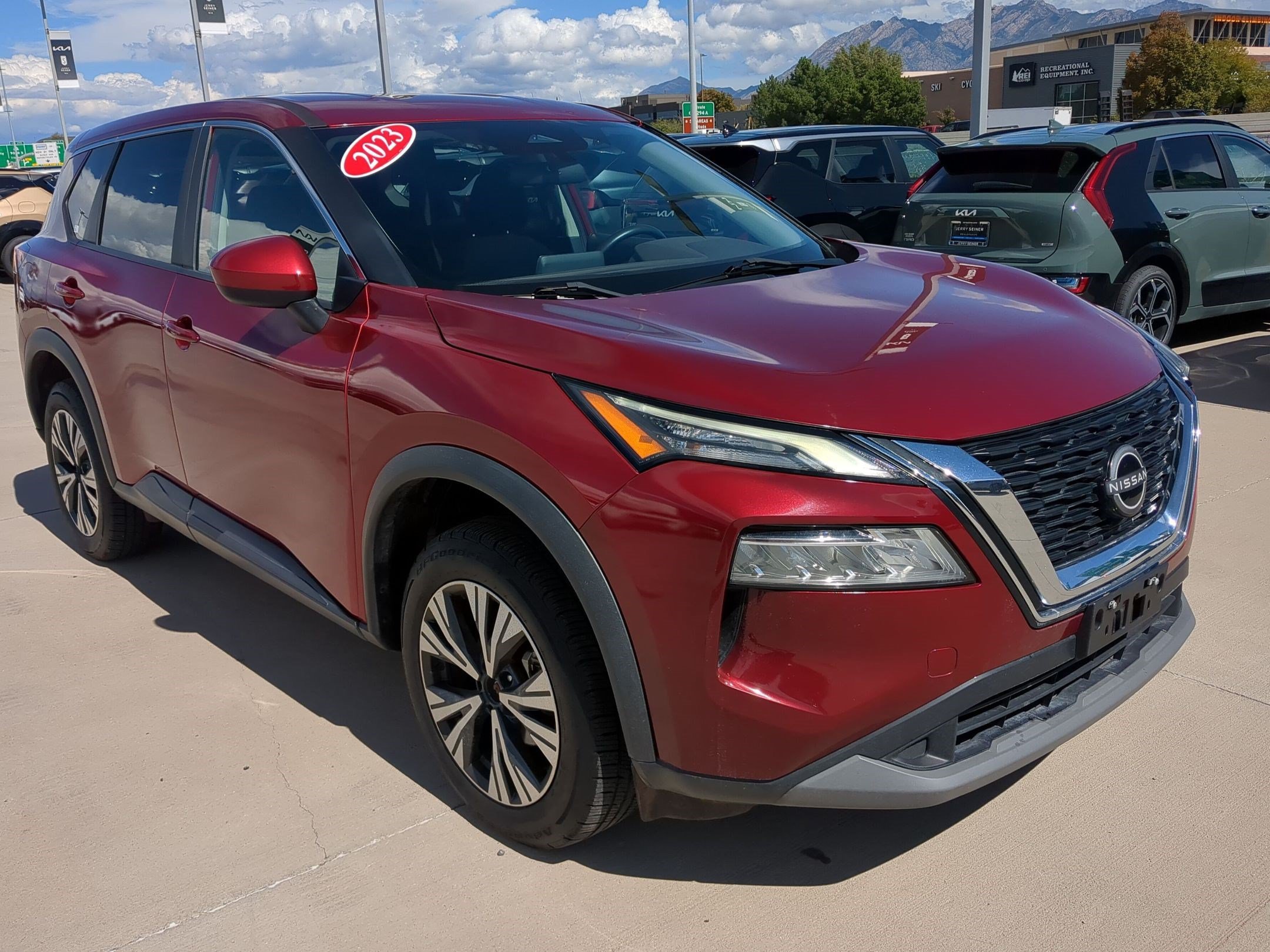 Certified Used 2023 Scarlet Ember Tintcoat Nissan SV image 8