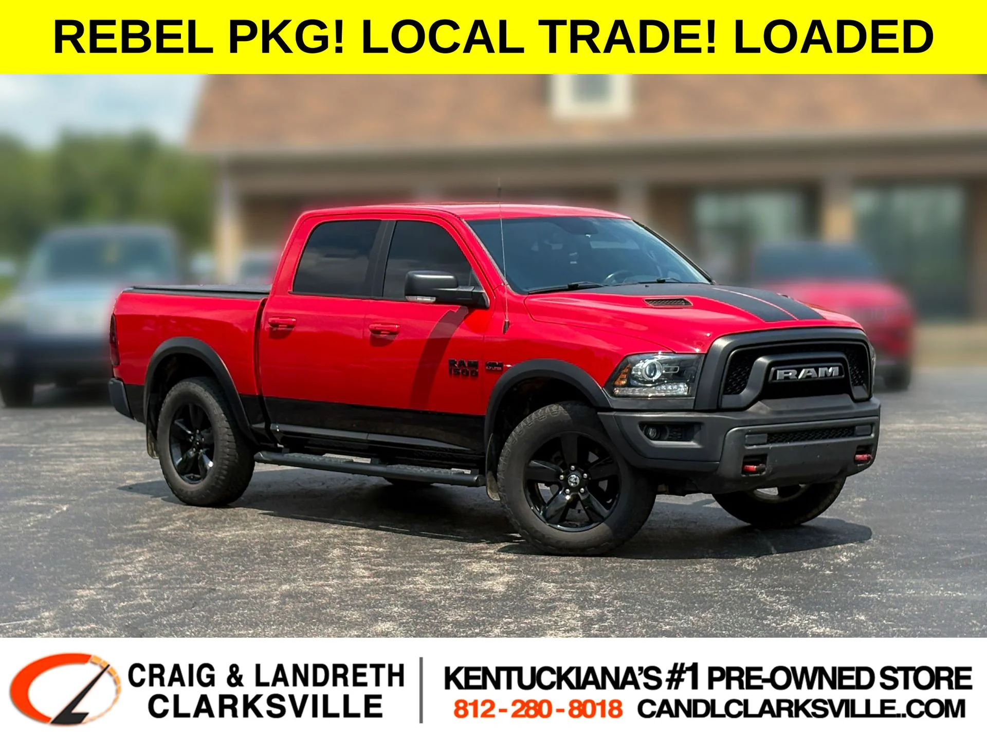 Used 2017 Red Ram Rebel image 1