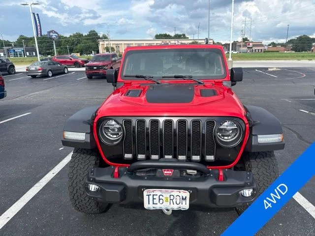 Used 2020 Red Jeep Unlimited Rubicon image 2