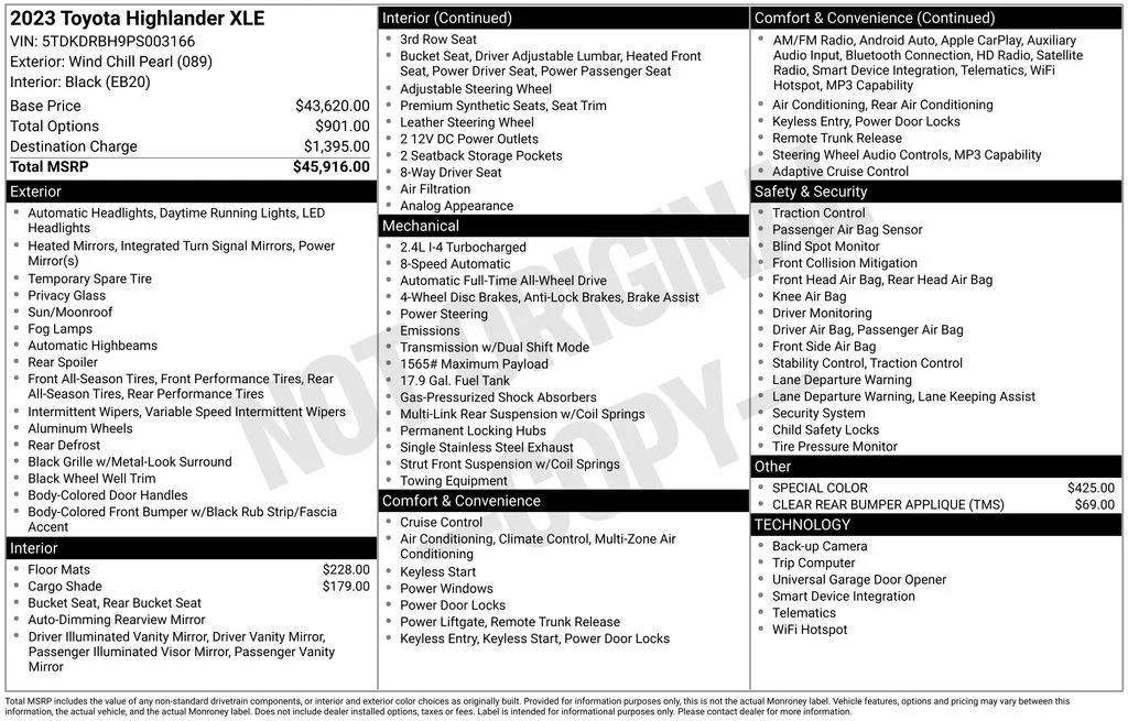 Used 2023 Beige Toyota XLE image 7