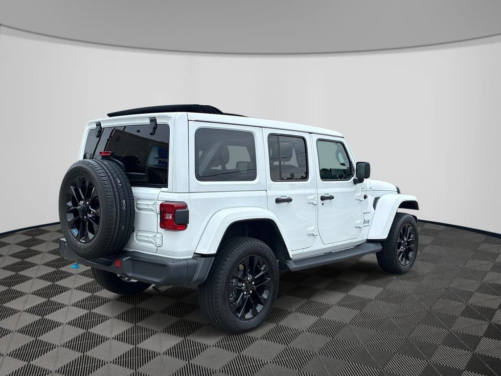 Used 2023 White Jeep Sahara 4xe image 7