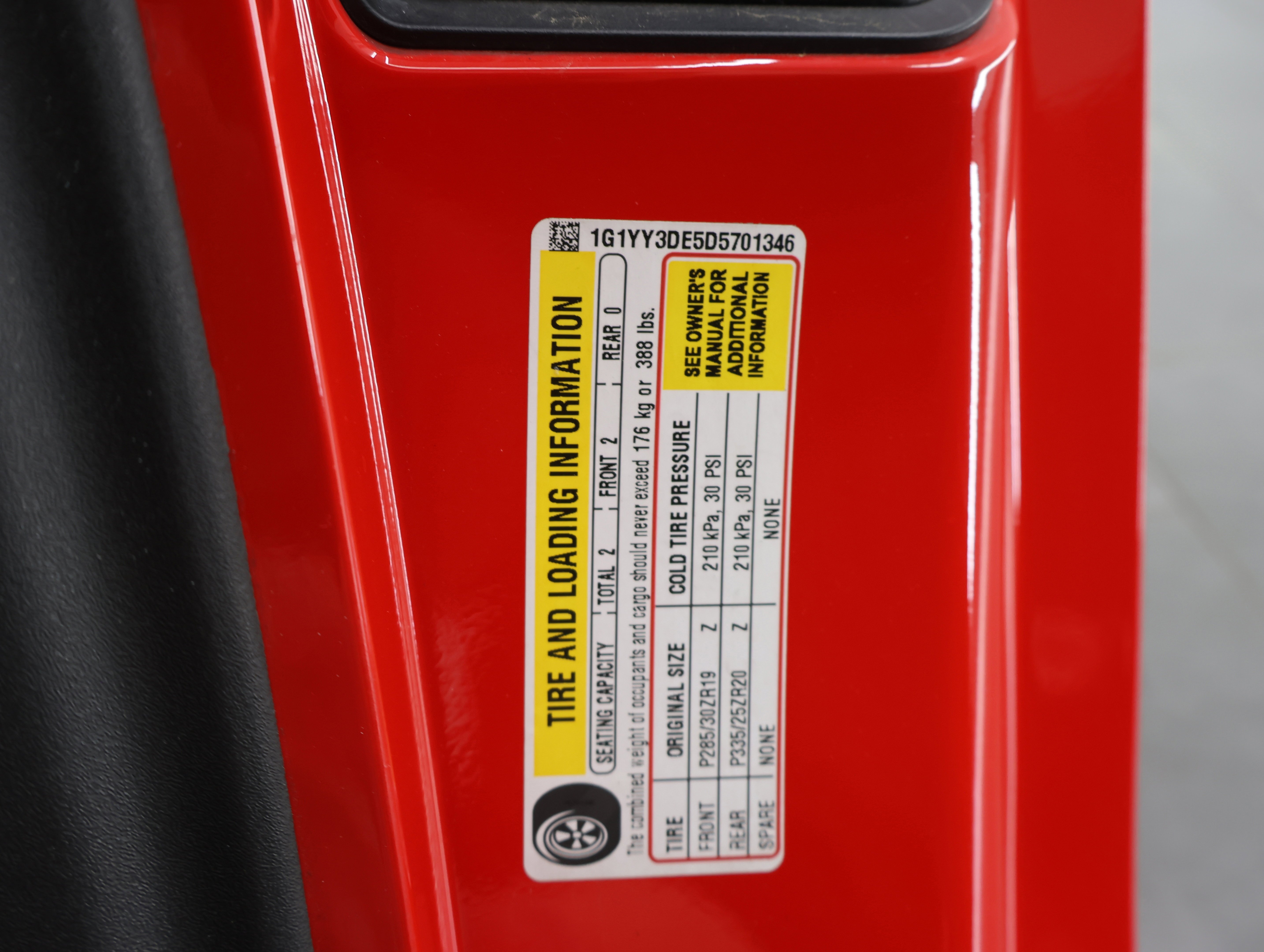 Used 2013 Torch Red Chevrolet 427 1SB: 427 1SB-6 SPEED STICK SHIFT-NAV-HEATED LEATHER-7.0L V8 image 49