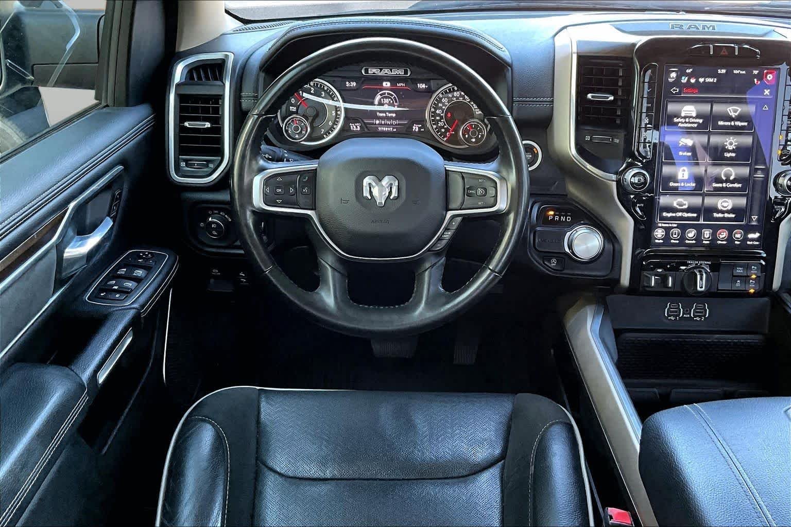 Used 2021 Maximum Steel Metallic Clearcoat Ram Laramie image 5