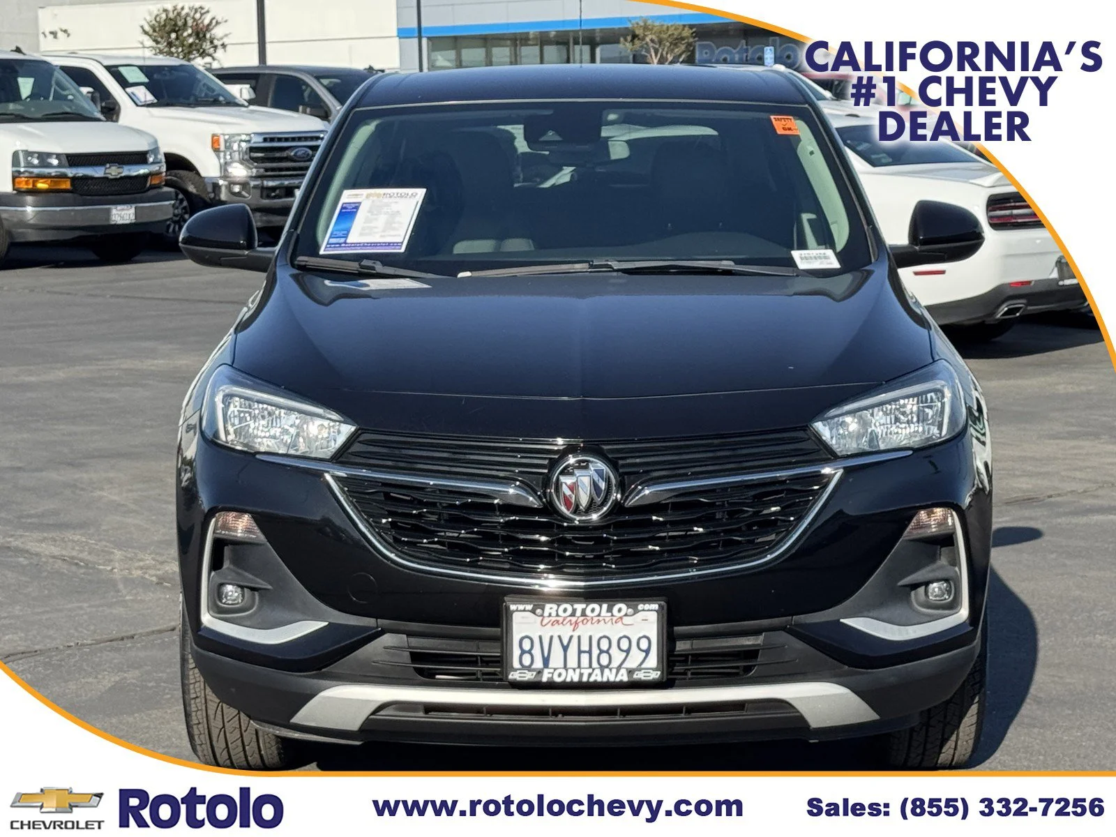 Used 2021 Ebony Twilight Metallic Buick Preferred image 2