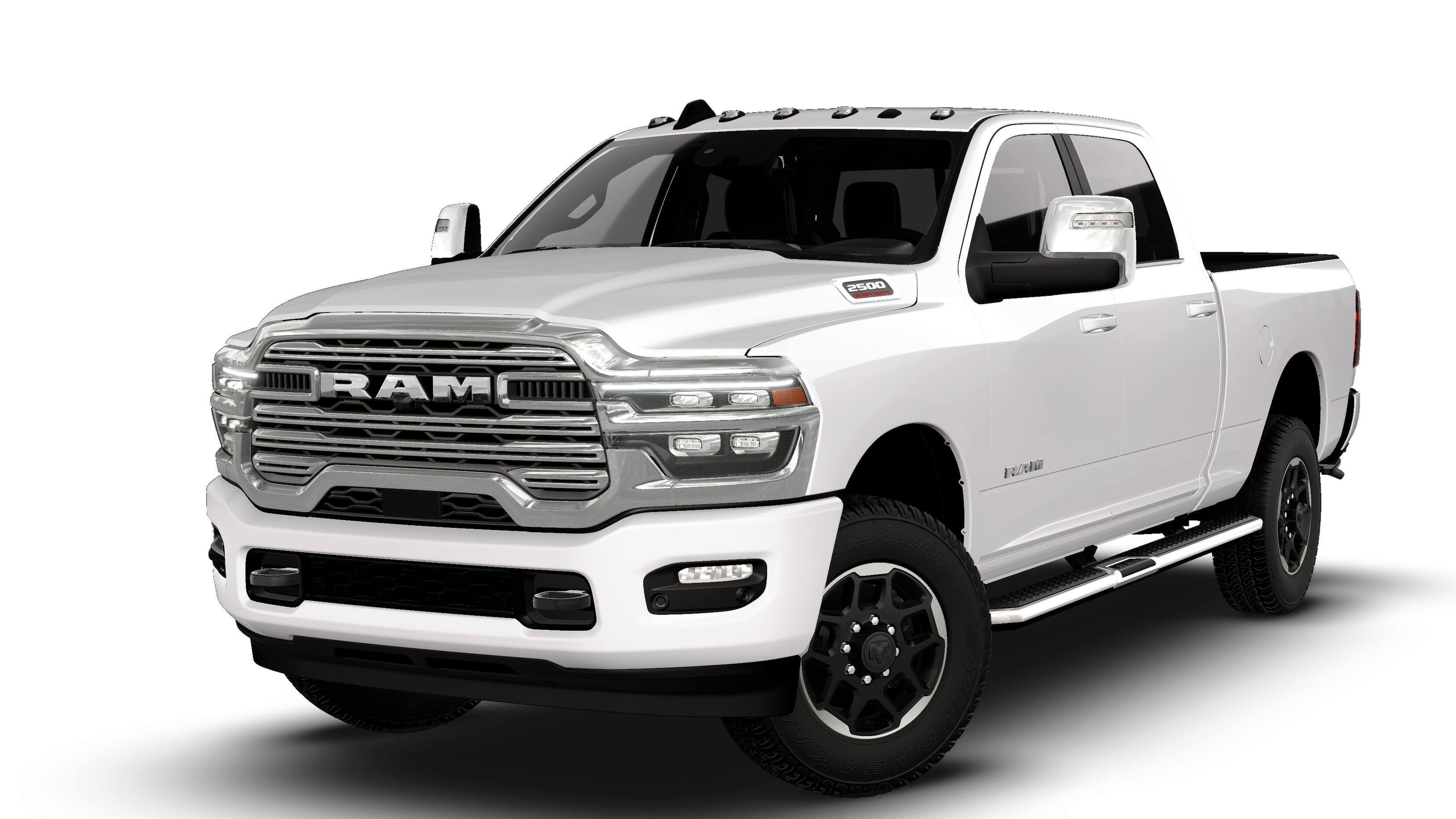 New 2026 Bright White Clear-Coat Exterior Paint RAM LARAMIE image 13
