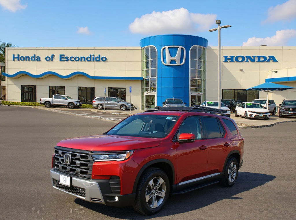 New 2026 Radiant Red Metallic II Honda EX-L image 1