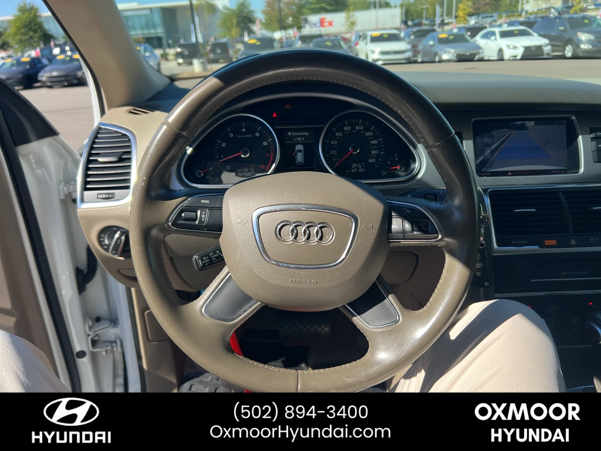 Used 2013 Glacier White Metallic Audi 3.0T Premium Plus image 7