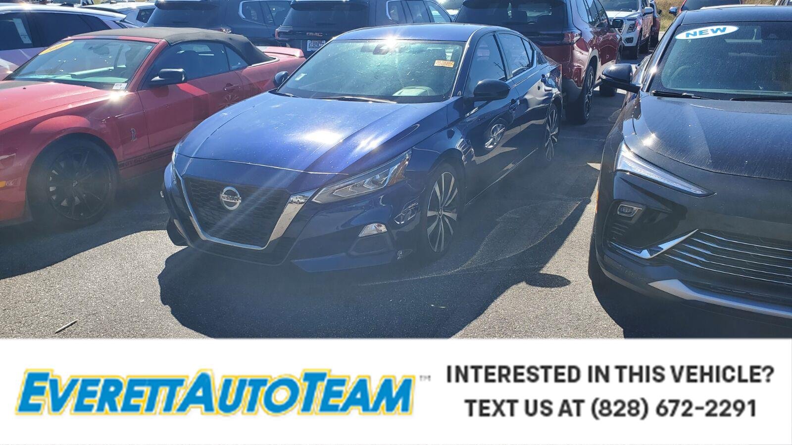 Deep Blue Pearl 2021 Nissan Altima Sedan Front-Wheel Drive