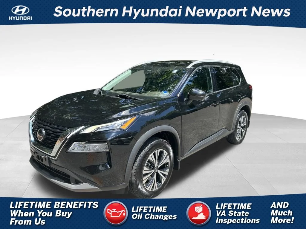 Used 2021 Black Nissan SV image 1