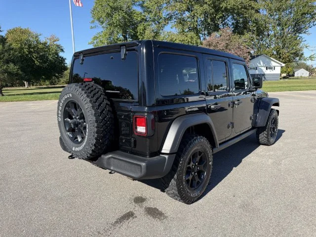 Used 2021 Black Clearcoat Jeep Unlimited Willys image 21