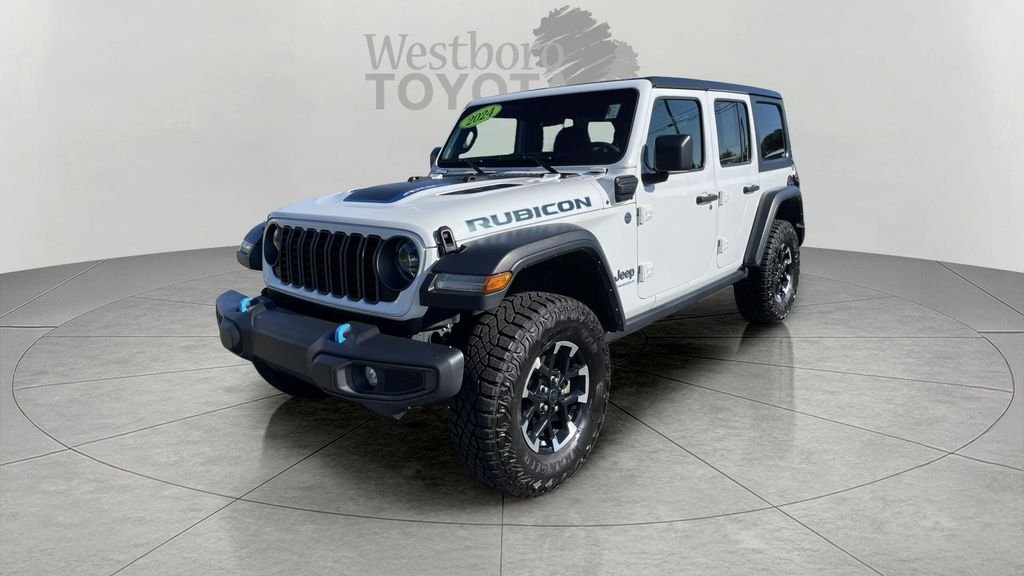 Used 2024 White/off-white Jeep Hybrid Rubicon 4XE image 3