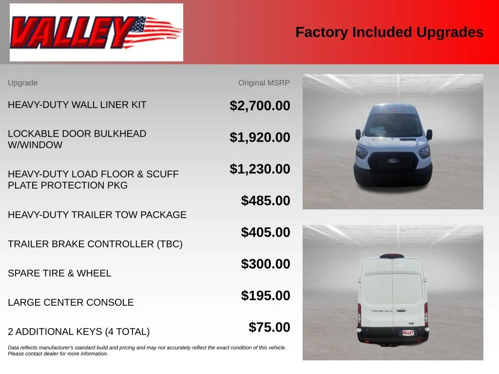 New 2026 Oxford White Ford Cargo Van image 4