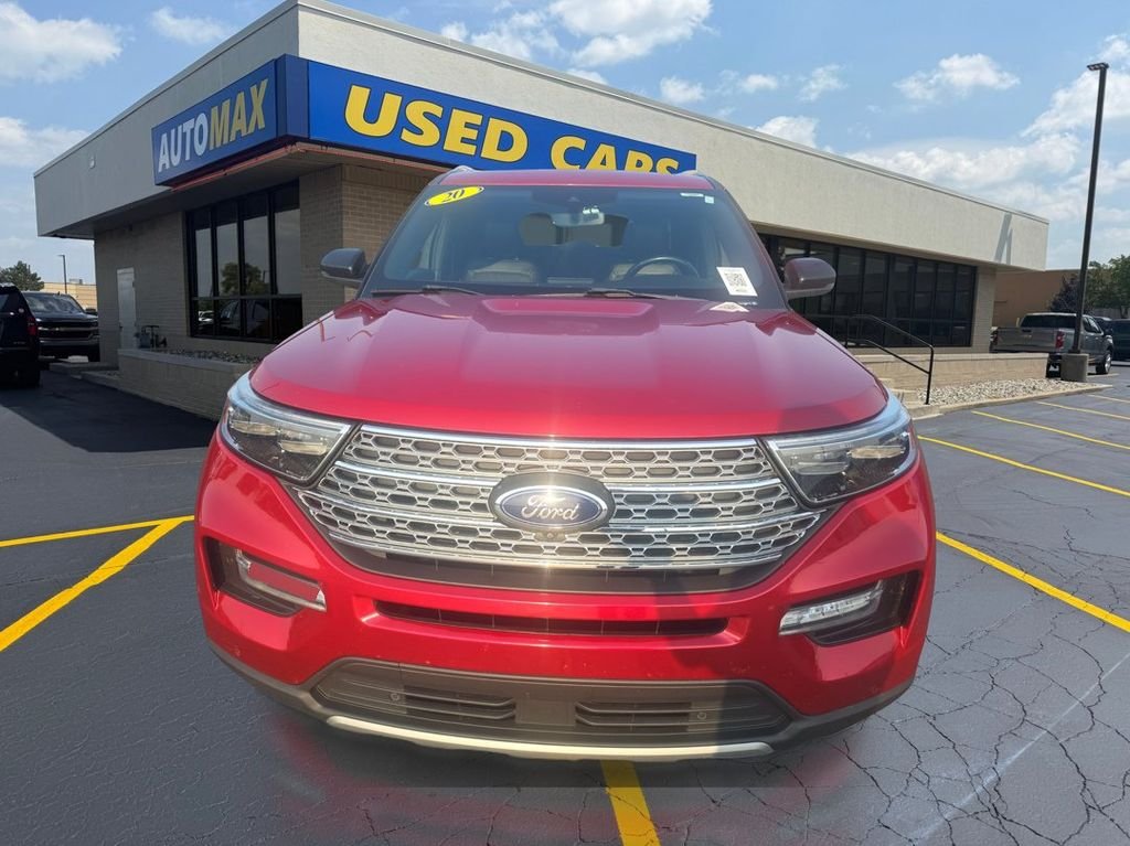 Used 2020 Red Metallic Ford Limited image 3