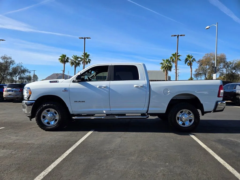 Used 2022 Bright White Clea Ram Big Horn image 3