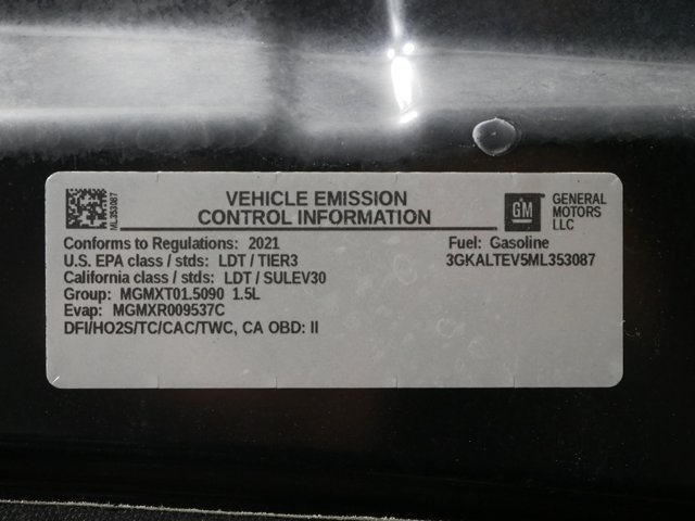 Used 2021 Ebony Twilight Metallic GMC SLE image 32