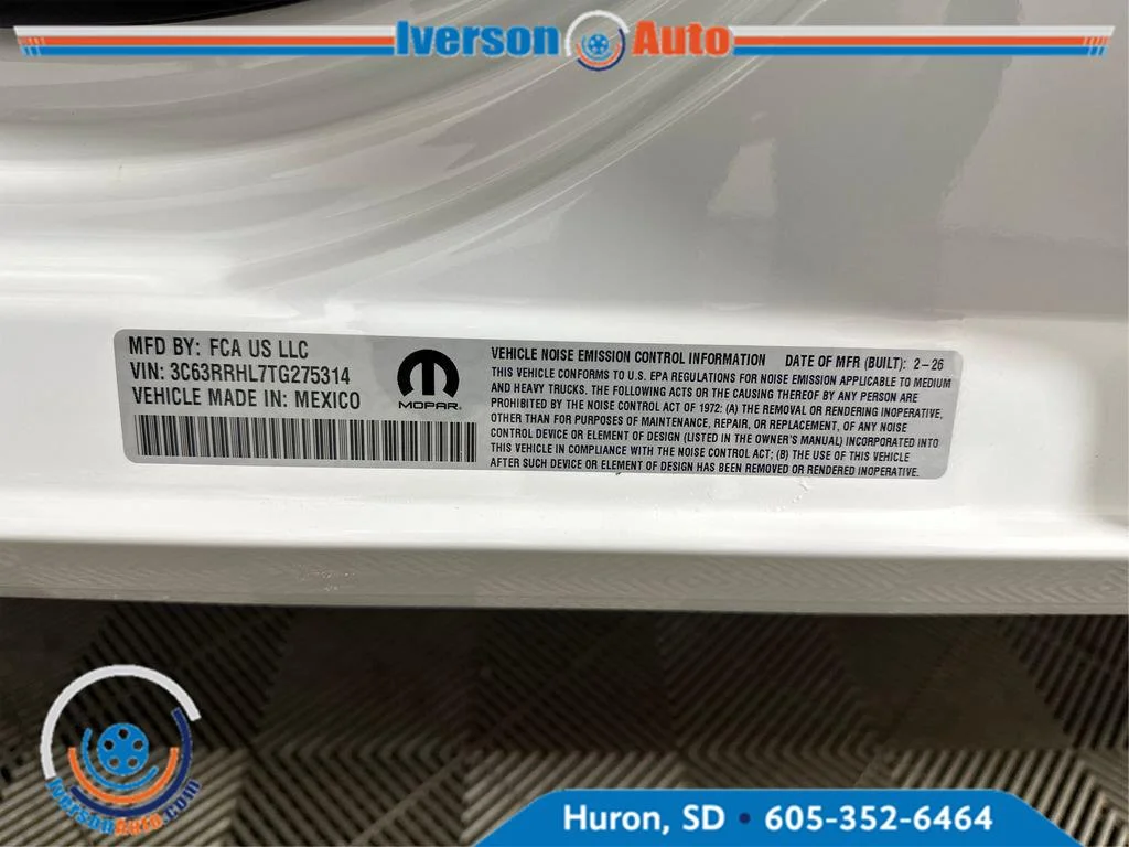 New 2026 Bright White Clearcoat RAM Big Horn image 13