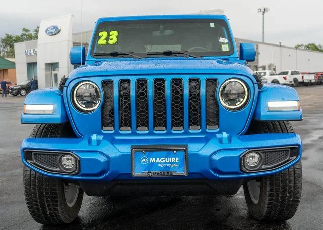Used 2023 Blue Jeep Sahara 4xe image 3
