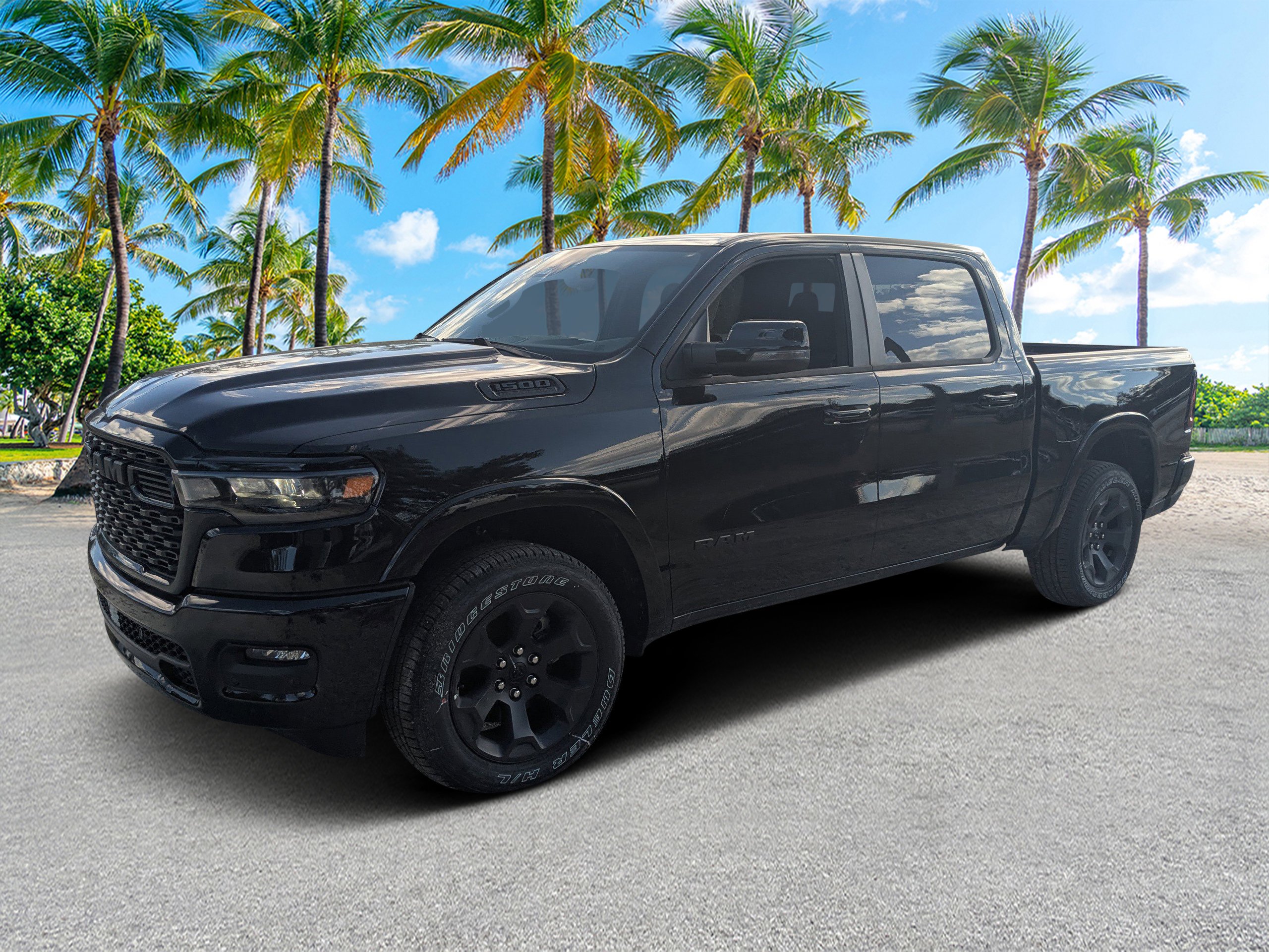 New 2026 Diamond Black Crystal Pearlcoat RAM Big Horn image 7