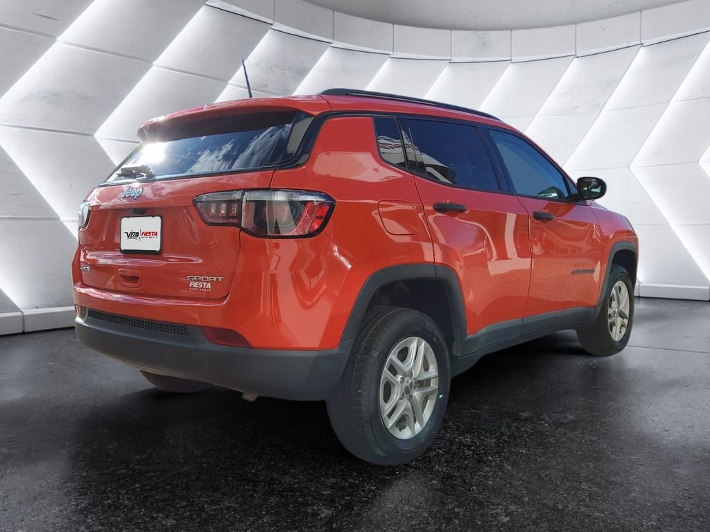 Used 2018 Orange Jeep Sport image 4