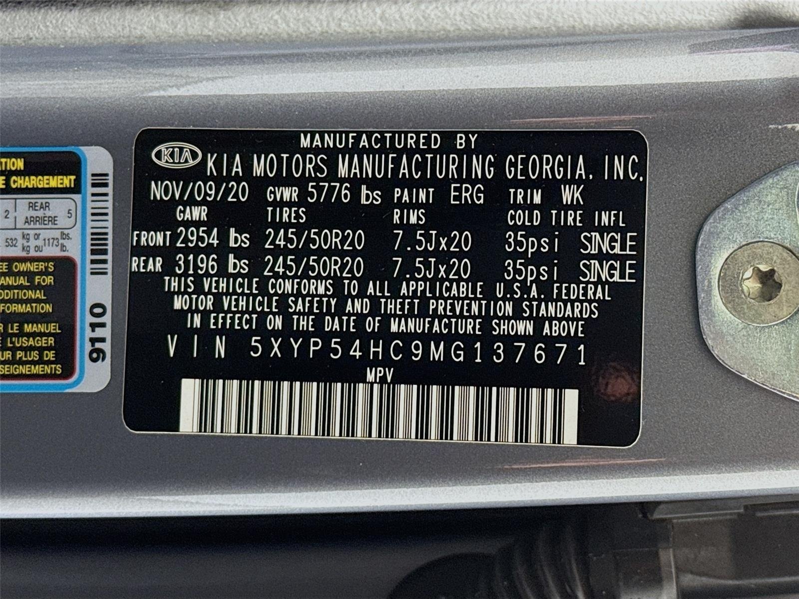 Used 2021 Everlasting Silver Kia SX image 34