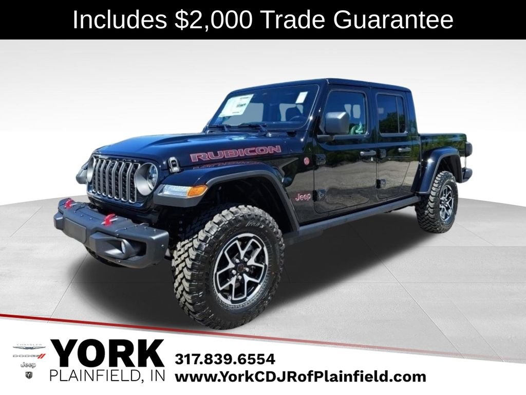 New 2026 Black Clearcoat Jeep Rubicon X image 1