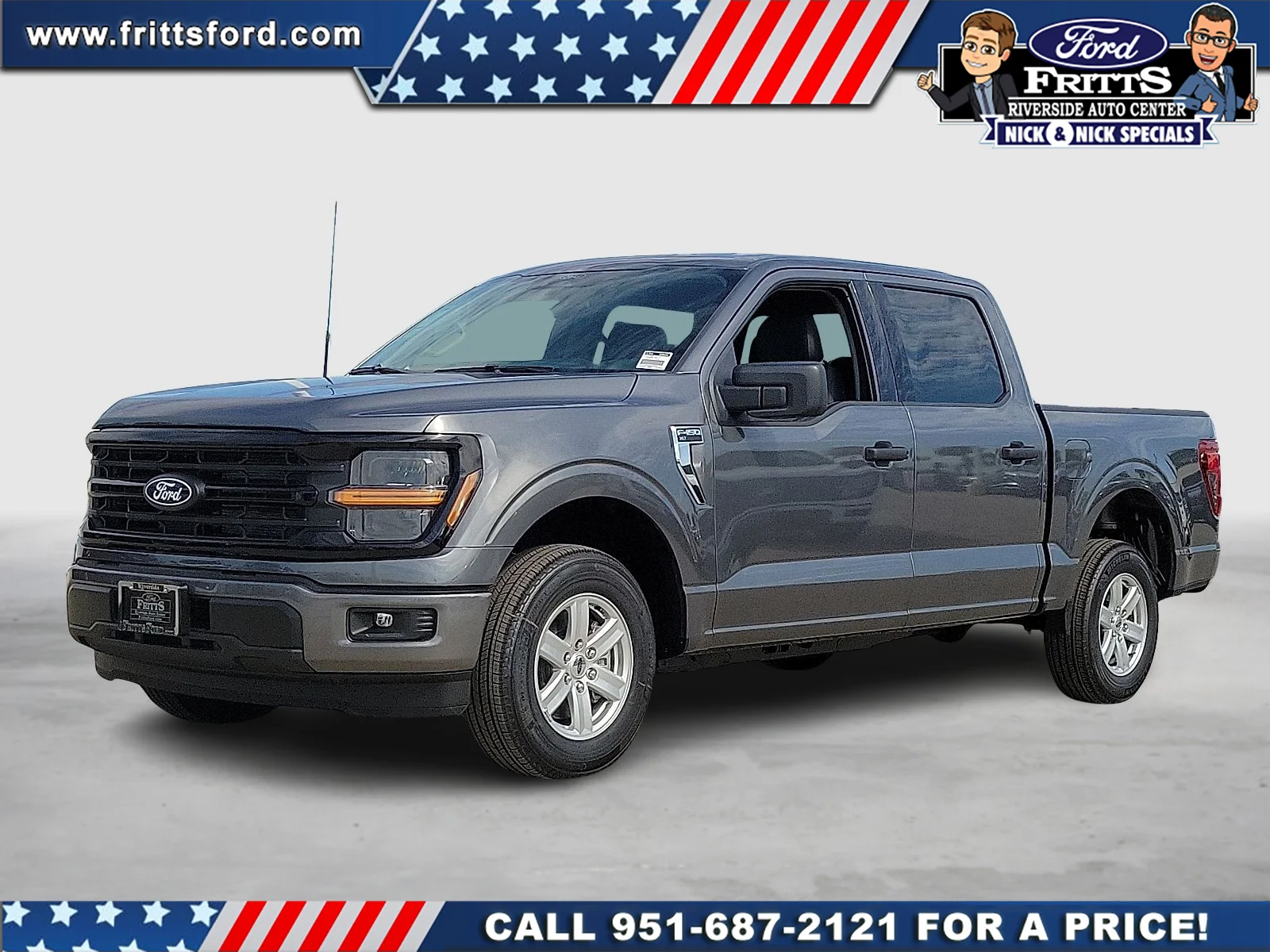 New 2026 Carbonized Gray Metallic Ford XLT image 1