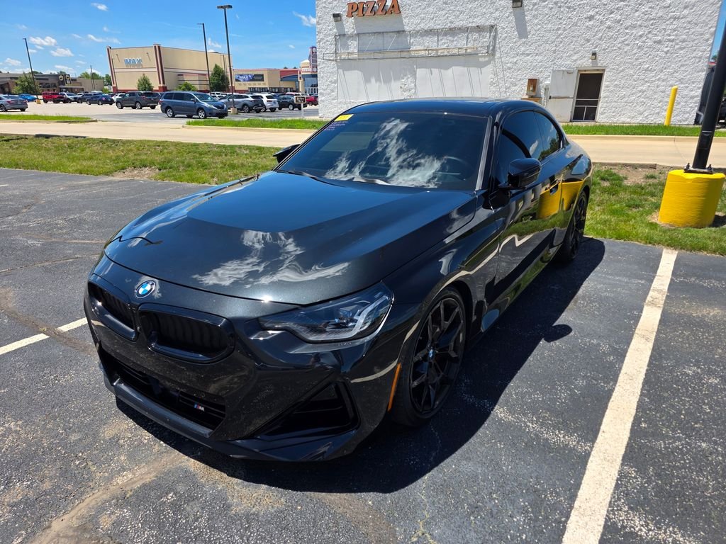 Used 2025 Black Sapphire Metallic BMW M240i image 3