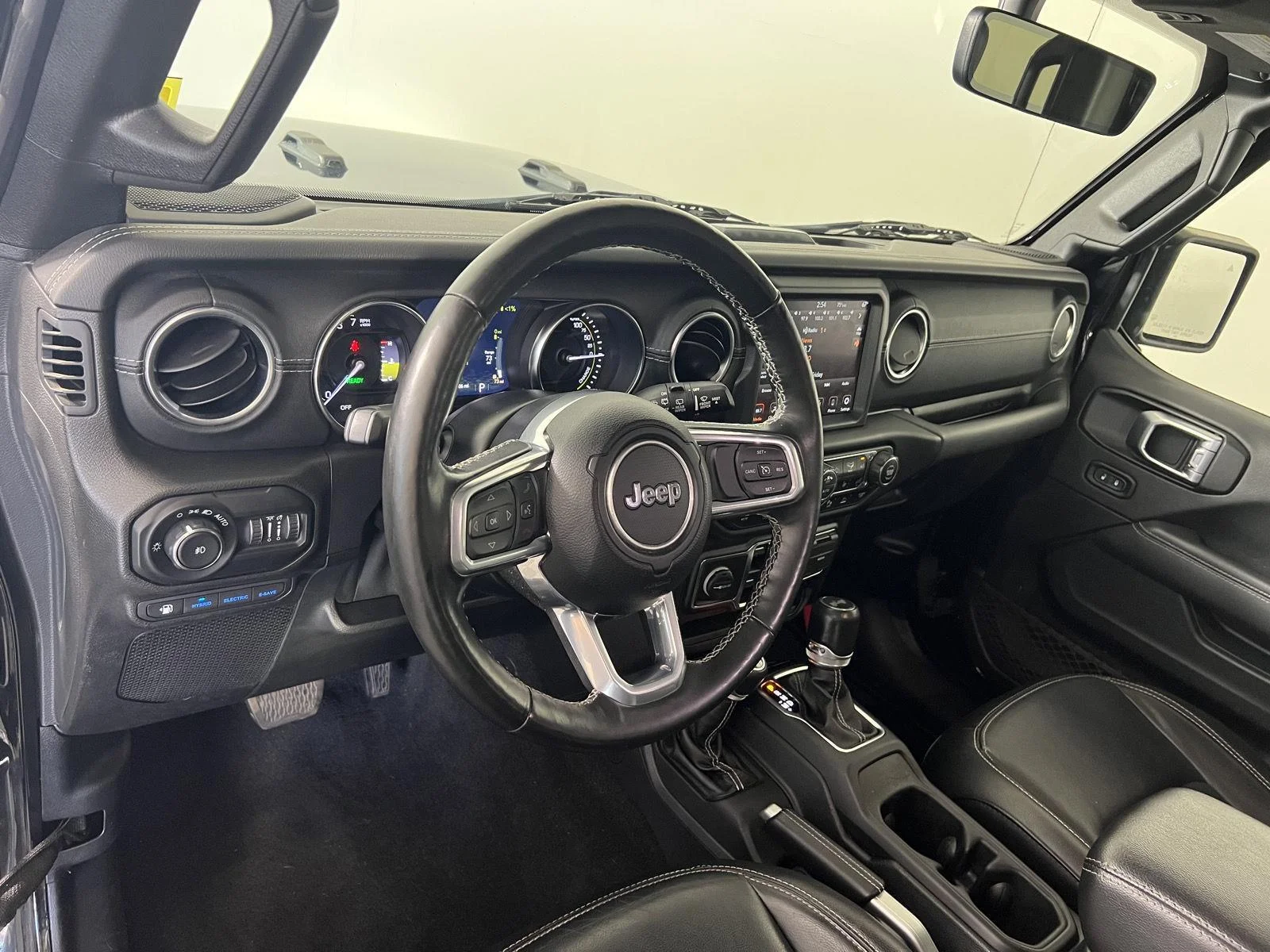 Used 2021 Black Clearcoat Jeep Unlimited Sahara 4xe image 3