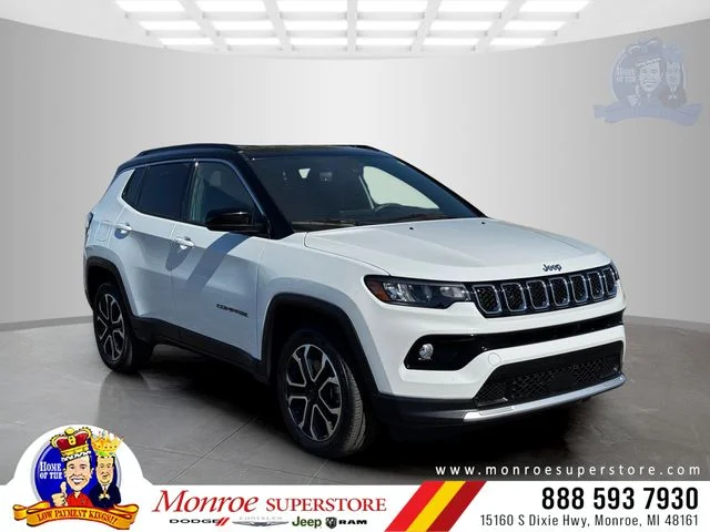 Certified Used 2023 White Jeep Limited image 1