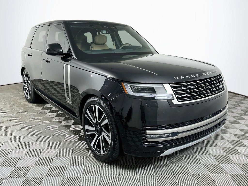 Certified Used 2025 Santorini Black Metallic Land Rover Autobiography image 3