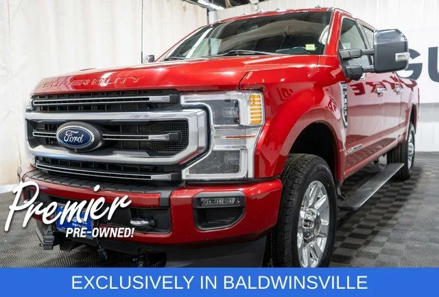 Used 2022 Red Ford Platinum image 2