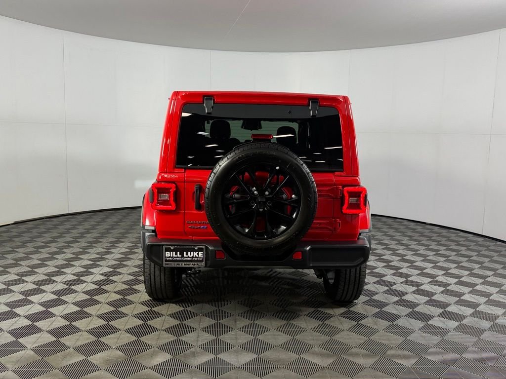 Certified Used 2025 Red Jeep Sahara 4xe image 7