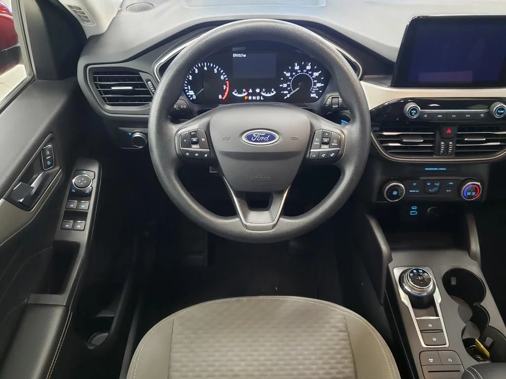 Certified Used 2021 Red Metallic Ford SE image 16