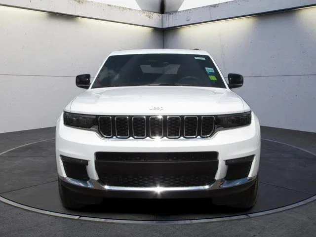Used 2025 Bright White Clearcoat Jeep Limited image 3