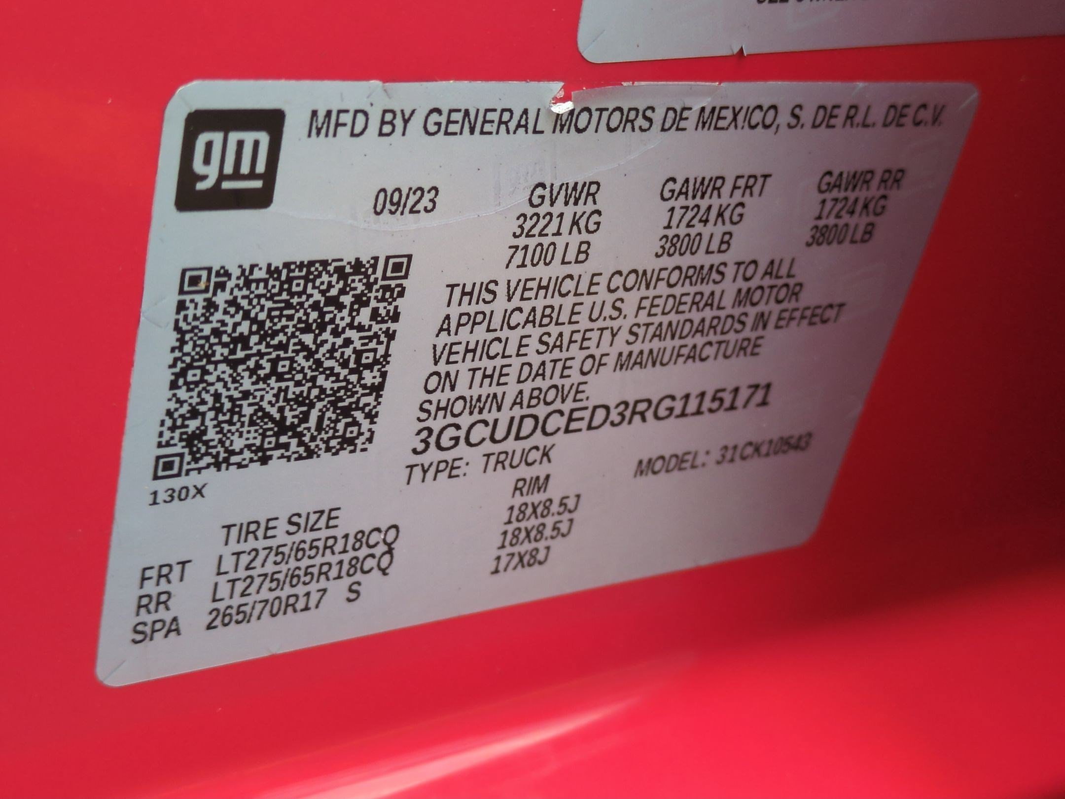 Used 2024 Red Hot Chevrolet Custom Trail Boss image 31