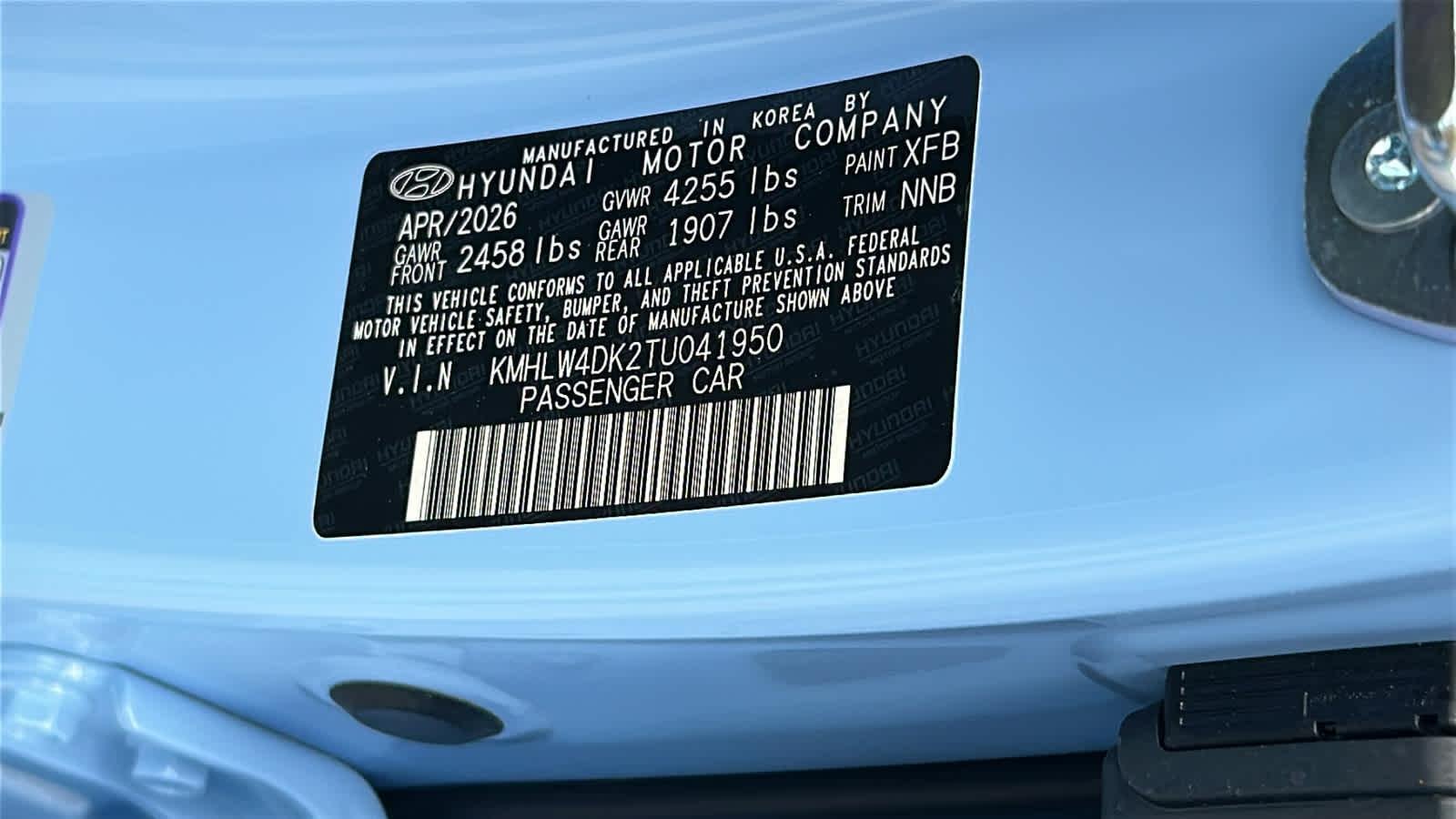 New 2026 Performance Blue Hyundai Sedan image 60