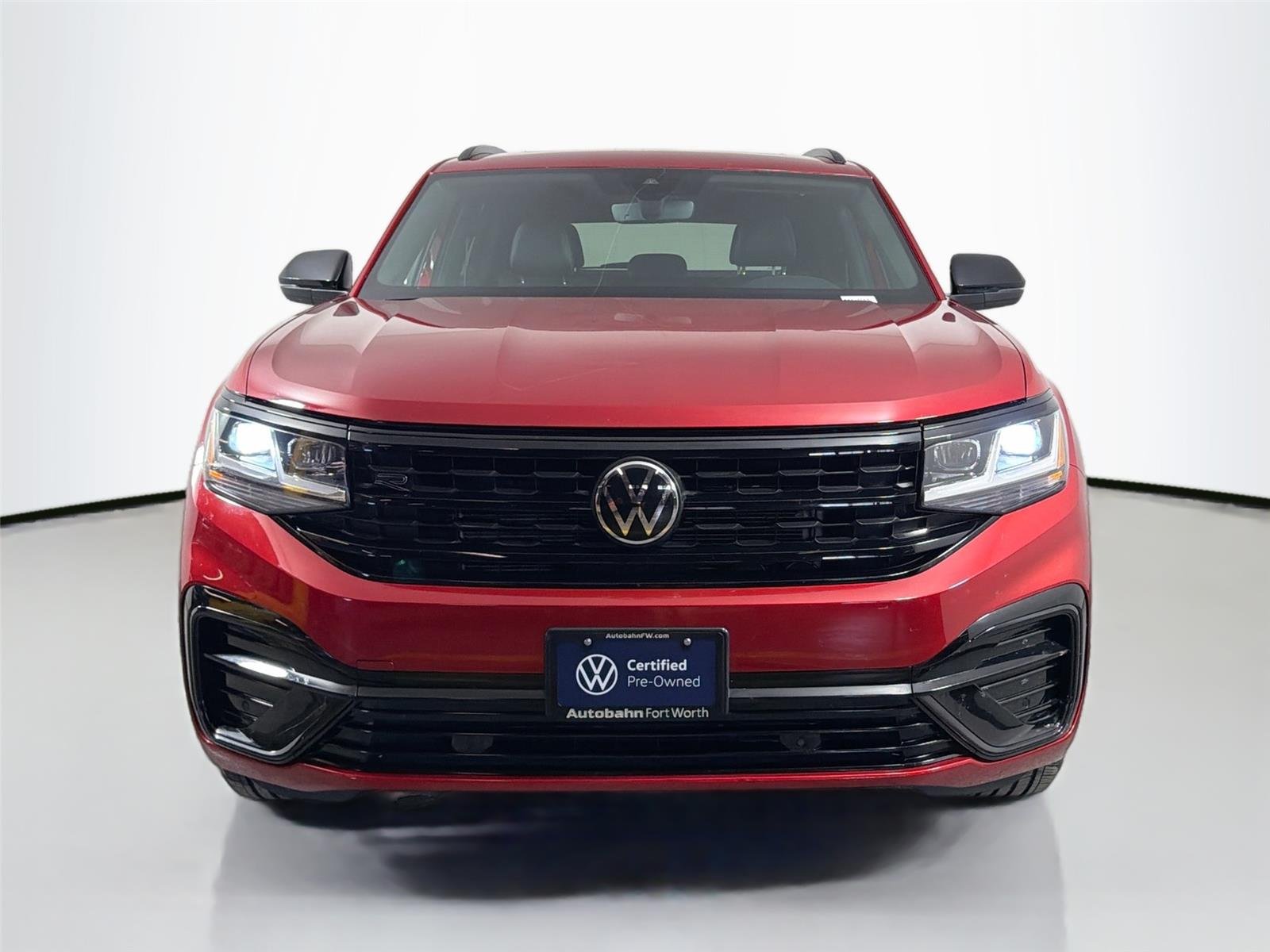 Certified Used 2023 Aurora Red Metallic Volkswagen 3.6L V6 SEL R-Line Black image 2