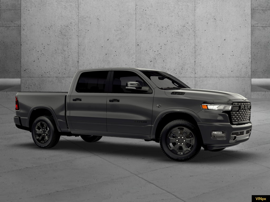 New 2026 Granite Crystal Metallic Clear-Coat Exterior Paint RAM Big Horn/Lone Star image 9