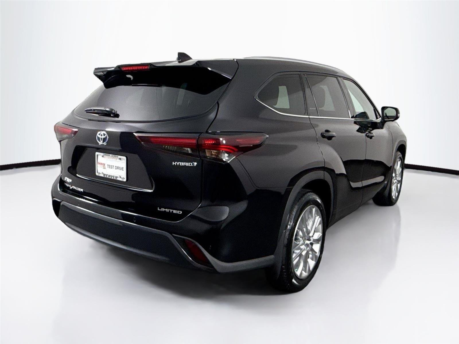 Used 2024 Midnight Black Metallic Toyota Hybrid Limited image 6