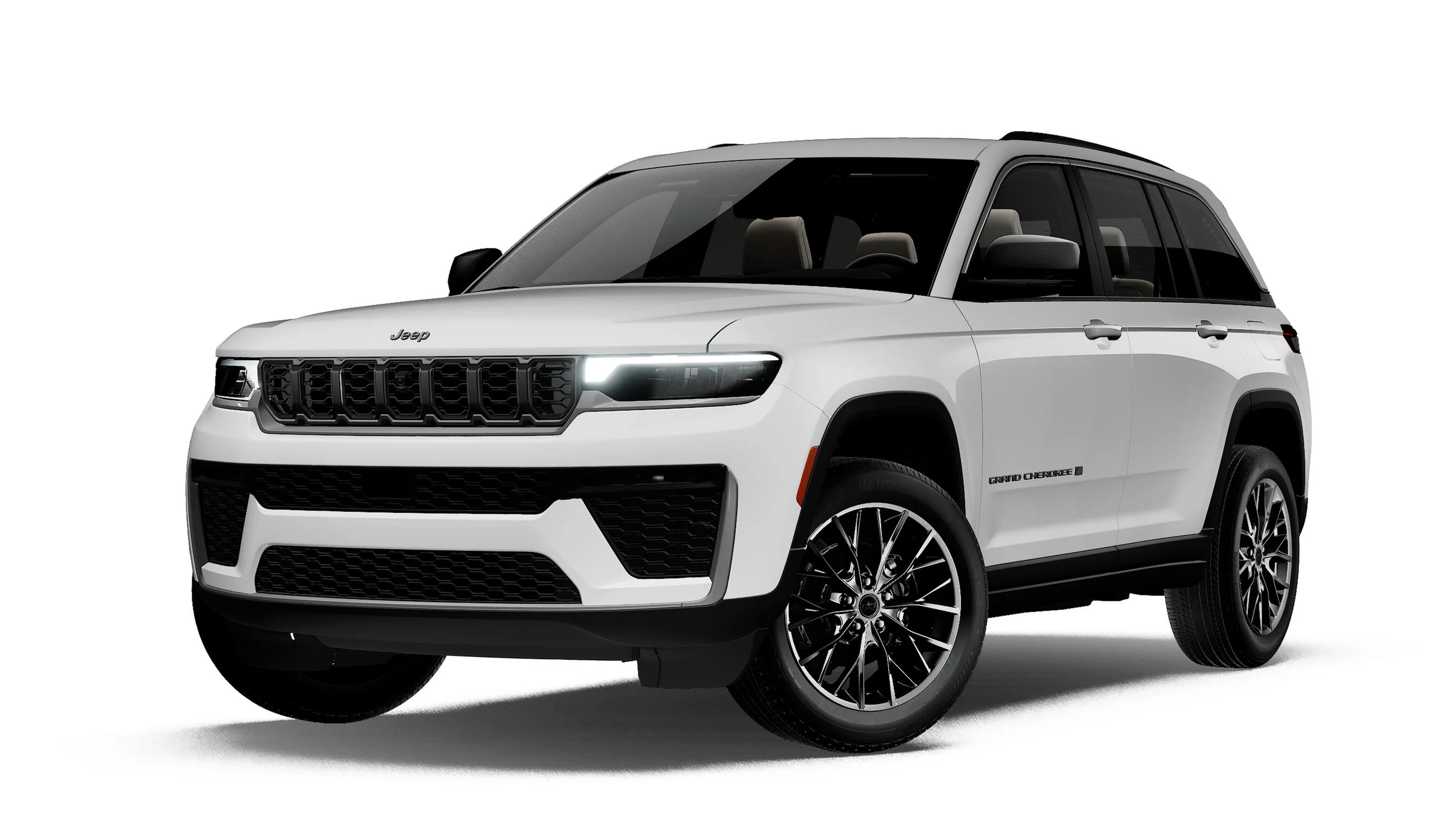 New 2027 Bright White Clear-Coat Paint Jeep Limited image 1