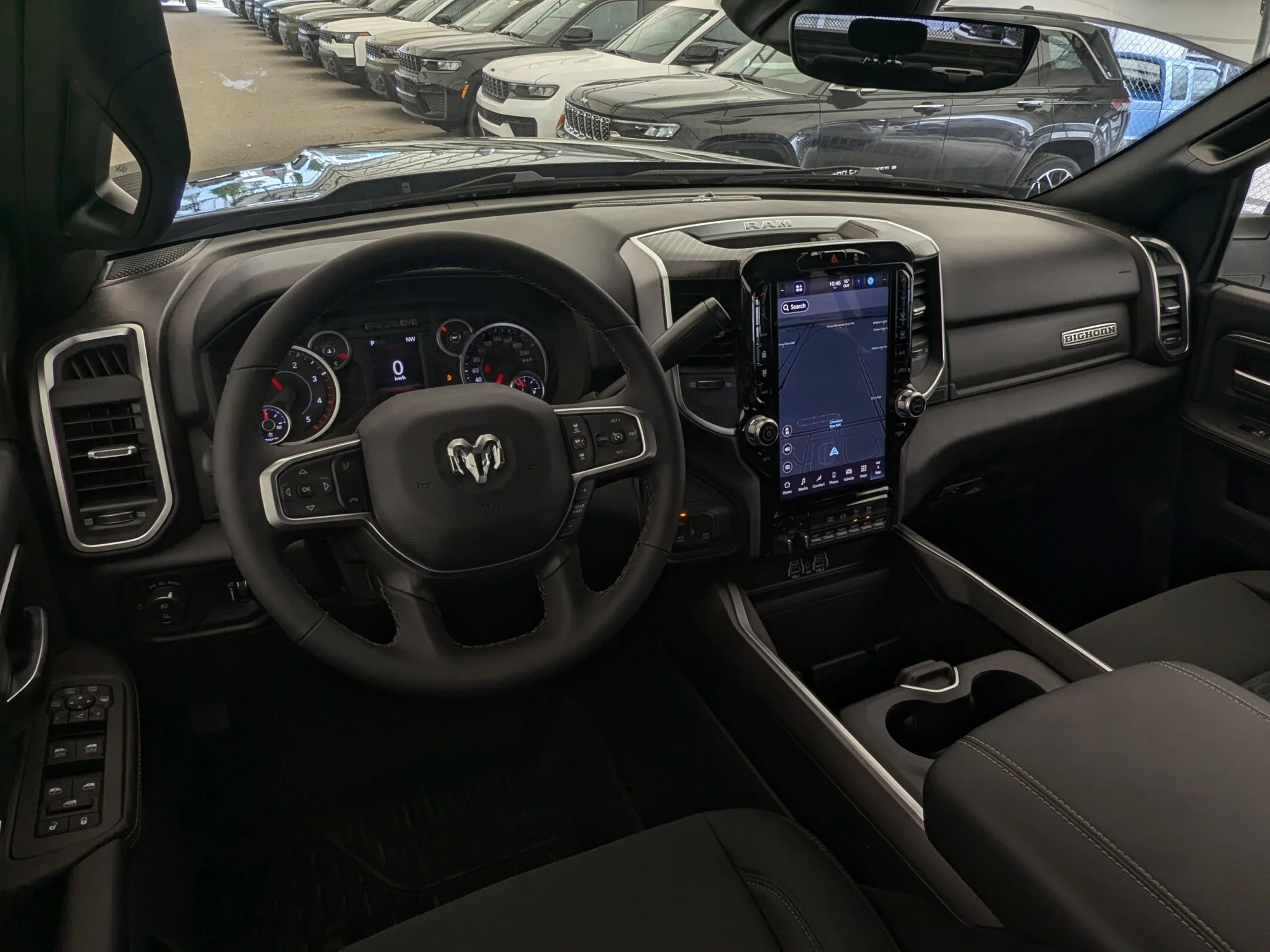 New 2026 Black RAM Big Horn - - Level 1 Plus Grp - Sport Appearance Pkg - 5th Wheel/Gooseneck Prep - NAV & More! image 24
