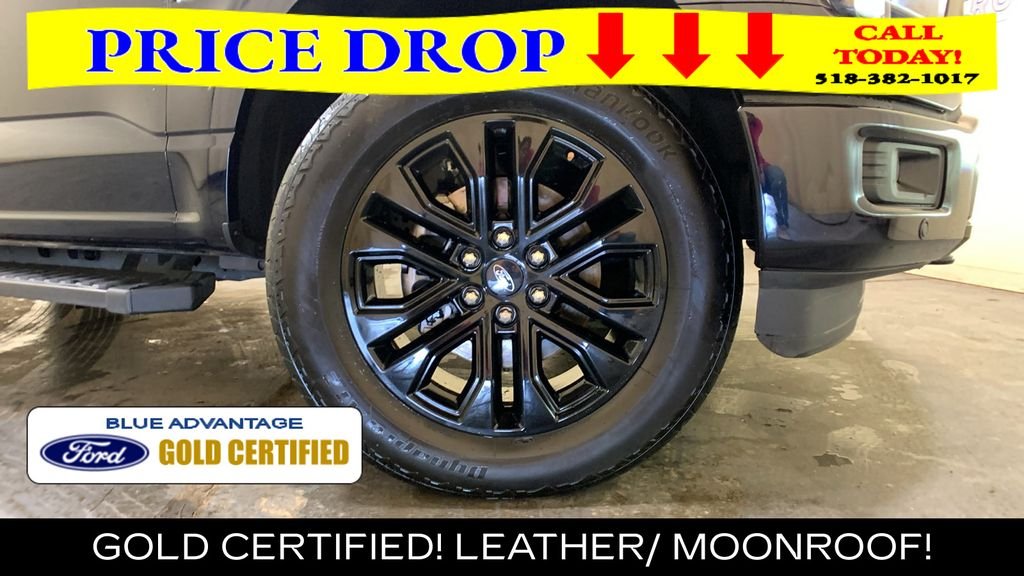 Certified Used 2025 Blue Metallic Ford Lariat image 9