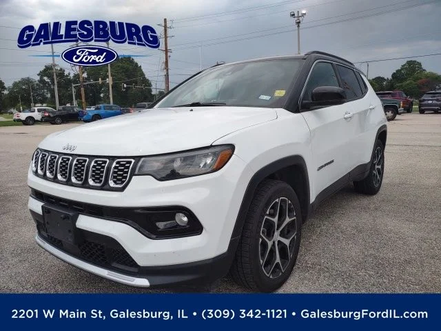 Certified Used 2024 Bright White Clearcoat Jeep Limited image 1