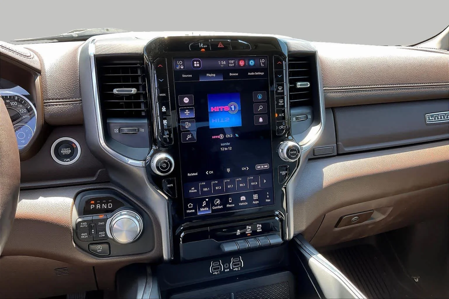 Used 2025 Diamond Black Crystal Pearlcoat Ram Laramie image 13