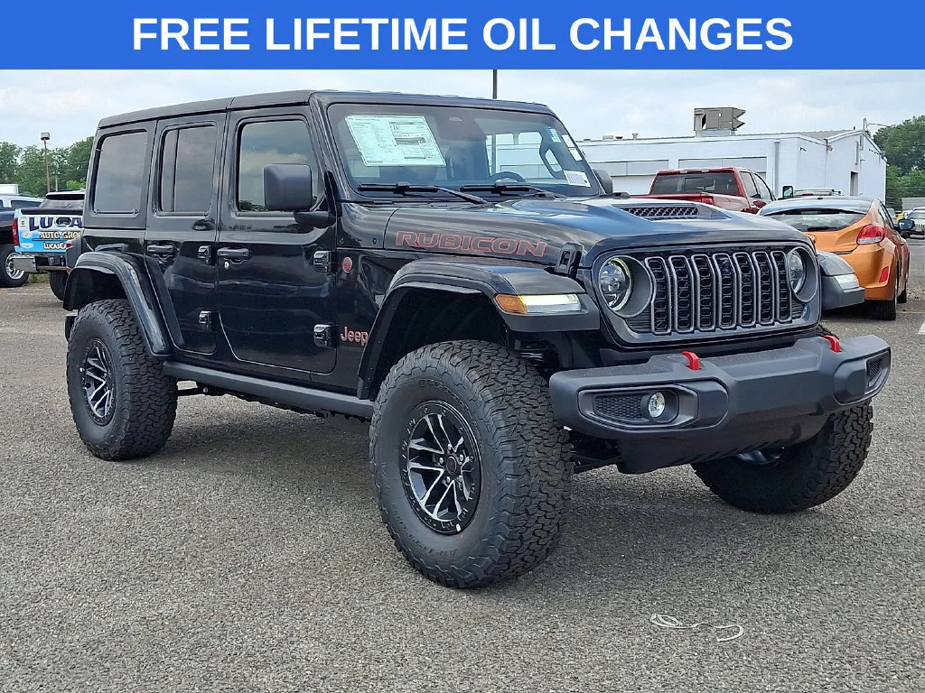 New 2026 Black Clear-Coat Exterior Paint Jeep Rubicon image 1
